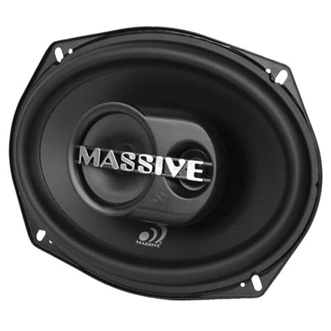 Massive Audio Mx Series 6 Inch X 9 Inch 60 Watt Rms 3 Way Coaxial