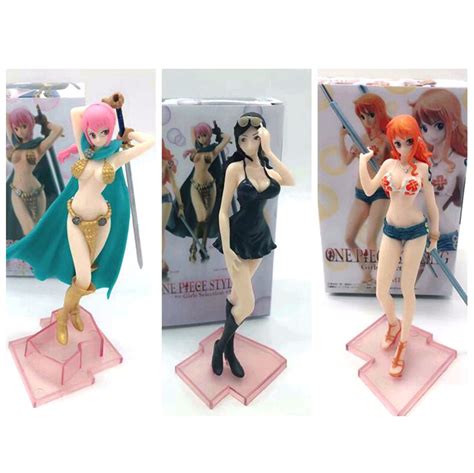 One Piece Girls Selection Nami Robin Rebecca Pvc Figure 14cm One