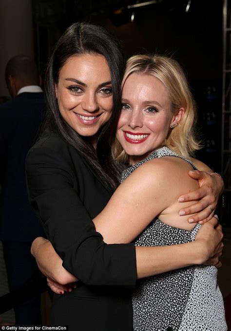 Mila Kunis Cosies Up To Bad Moms Co Star Kristen Bell At Star Studded