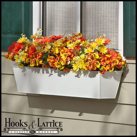 These low cost pvc window boxes are often used as liners for wood window boxes. Metal & Plastic Window Box Liners - Outdoor Planter Box ...