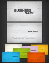 Images of Single Business Card Template