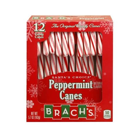 Bastones De Caramelo De Menta Brachs Peppermint Candy Canes 12