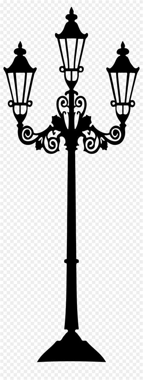 Drawn Bulb Victorian Street Light Vector Full Size Png Clipart