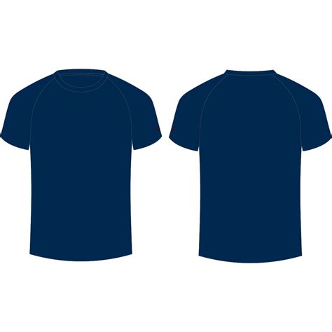 T Shirt Template Blue Clipart Best
