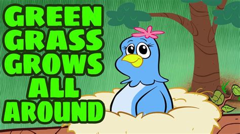 Green Grass Grows All Around Sing Along Sequencing Song With Lyrics