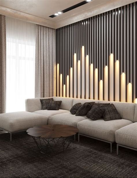 Moderne Wandgestaltung Wall Paneling Ideas Living Room Drawing Room