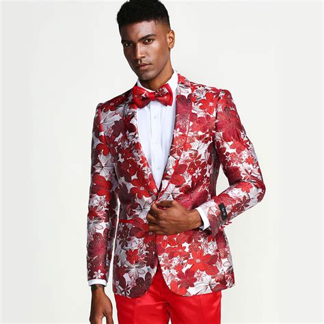 Alibaba.com offers 1,402 floral pattern jacket products. Red Floral Tuxedo Jacket Slim Fit - Blazer - Prom ...