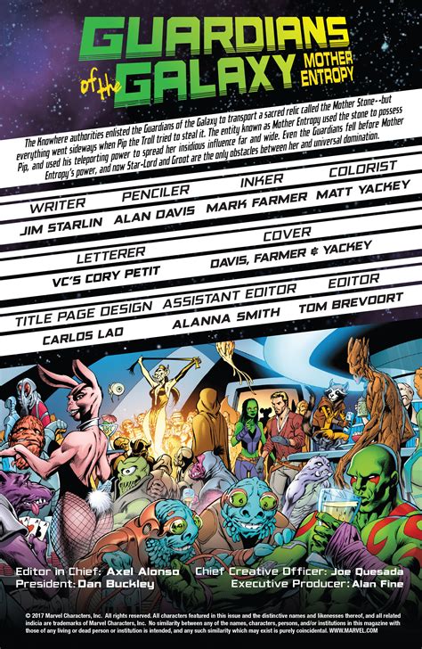 Read Online Guardians Of The Galaxy Mother Entropy Comic Issue 5