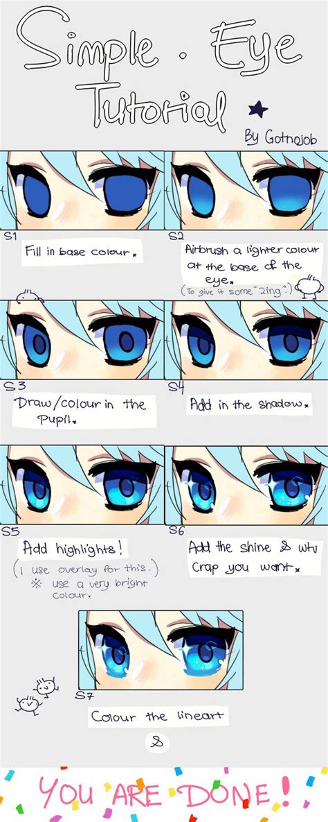 Ever since discovering anime, i have been fascinated by this japanese art genre. Eye Tutorial by *GotNoJob on deviantART | Anime eyes, Eye tutorial, Digital art tutorial