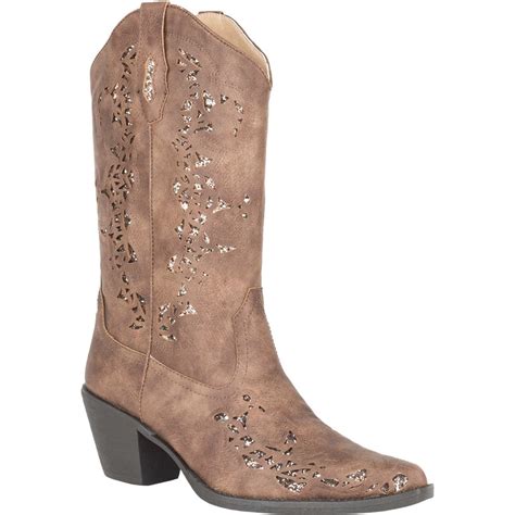 Roper Roper Alisa Snip Toe Womens Western Cowboy Boots Mid Calf Low