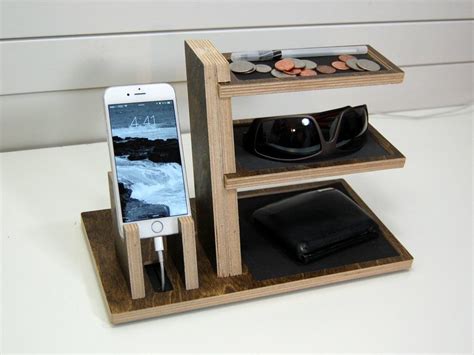 Charge Your Phone And Organize Your Life In Style With This Wood