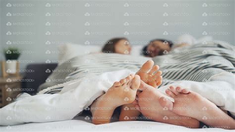 Male And Female Feet Touching In Bed Couple Talking Lying Together Under Blanket Youtube