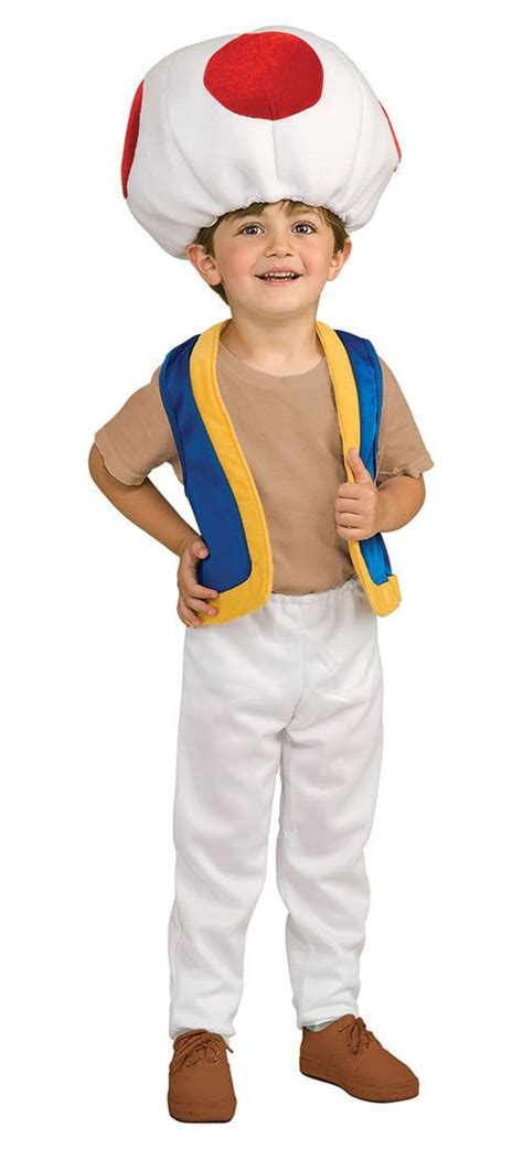 Reapareció en mario kart wii, con las mismas características. Nintendo Super Mario Bros Toad Costume Kit Child ...