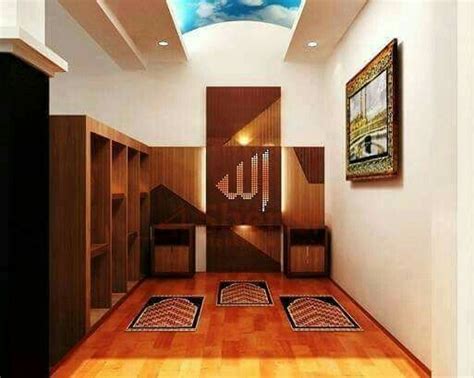 Mendirikan solat tidak semestinya di kawasan atau ruang yang luas sahaja. 33 Model Ruang Sholat di Rumah ~ Desain Rumah Online