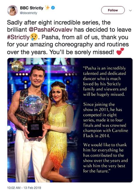 Strictly Come Dancing Why Is Pasha Leaving Strictly Come Dancing Real