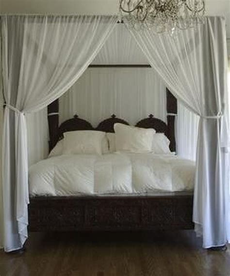 Glamorous Canopy Beds Ideas For Romantic Bedroom 05 Master Bedroom