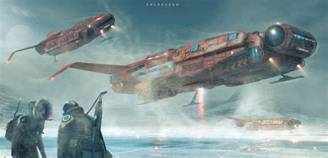 Cyberpunk Art Киберпанк Spaceship Art Concept Ships Sci Fi