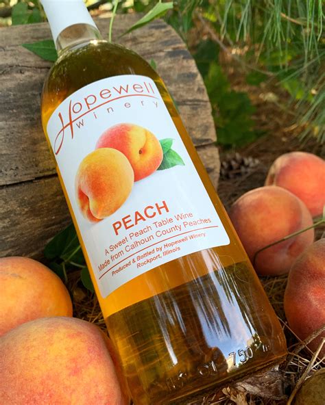One Of My Favorite Summer Time Wines Made From The Best Peaches In The Midwestcalhoun