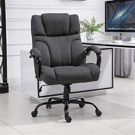 And we have left out any option that doesn't have a capacity of at least 350 lbs. Vinsetto Ergonomic Big and Tall Fabric Office Chair with ...