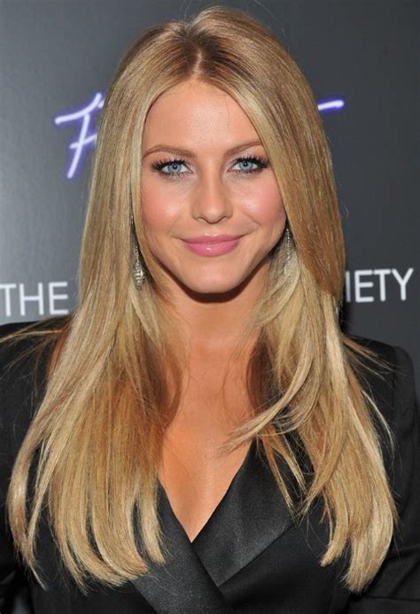 Julianne Hough Hairstyle Layered Long Straight Hairstyle