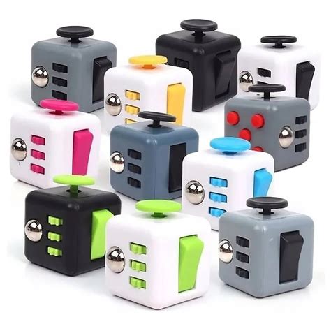 Fidget Toy Cube Cubo Mini Clicker Anti Stress Ansiedade 6 Lados