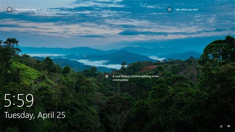 Windows 10 Lock Screen Nature Wallpapers