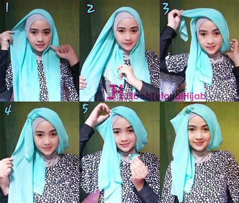 Tutorial Hijab Turban Segi Empat Simple Jilbab Tutorial Hijab