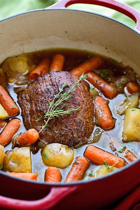 Clean carrots and celery and slice to about 1/4″ thickness. Best Ever Pot Roast with Carrots and Potatoes Recipe ...