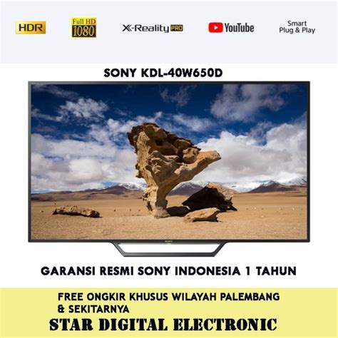 Jual Sony Kdl W D Full Hd Smart Led Tv Hitam Di Lapak Star Digital