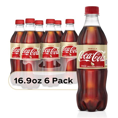 Coca Cola Vanilla Bottles 169 Fl Oz 6 Pack