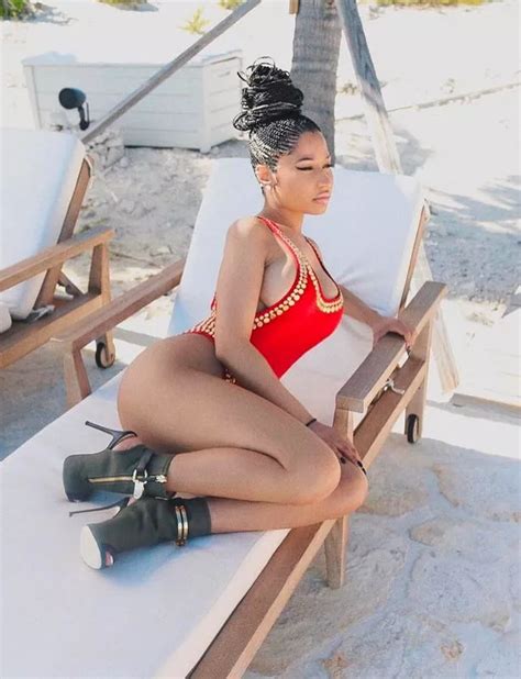 Nicki Minaj Shows Off Her Enviable Curves In Sexy Swimsuit As She Celebrates Turning In Turks
