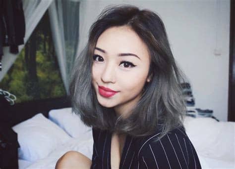 Another outrageous pinkish hair color for asian women who love pink. 25 Modern Short Grey Hair for Trendy Girls - HairstyleCamp