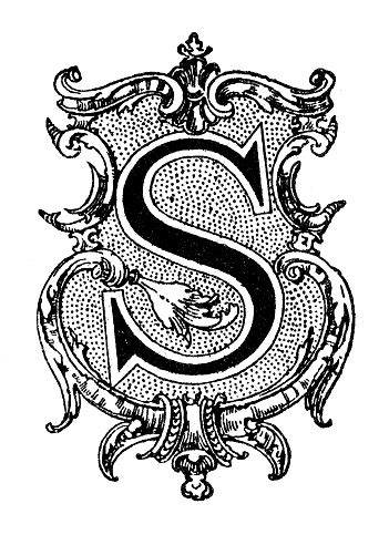 Download a free preview or high quality adobe illustrator ai, eps, pdf and high resolution jpeg versions. Antique Illustration Of Decorated Capital Letter S Stock ...