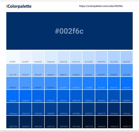 Pantone 294 C Color Hex Color Code 002f6c Information Hsl Rgb