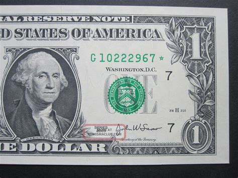 Check spelling or type a new query. Scarce 2003 $1 Star Note Run 3 Replacement Us Currency Rare Us Paper Money