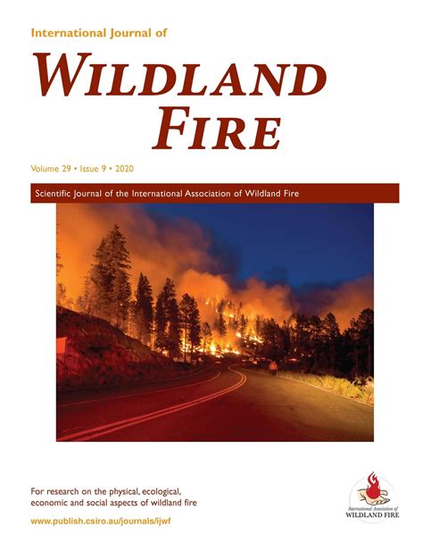 Wfv29n9coverpage1 International Association Of Wildland Fire