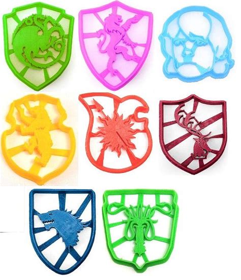 Game Of Thrones Sigil Cookie Cutter Stencils By