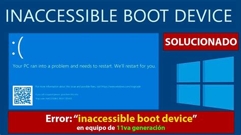 Solucionar Inaccessible Boot Device En Asus Vivobook 15 Con Windows 10