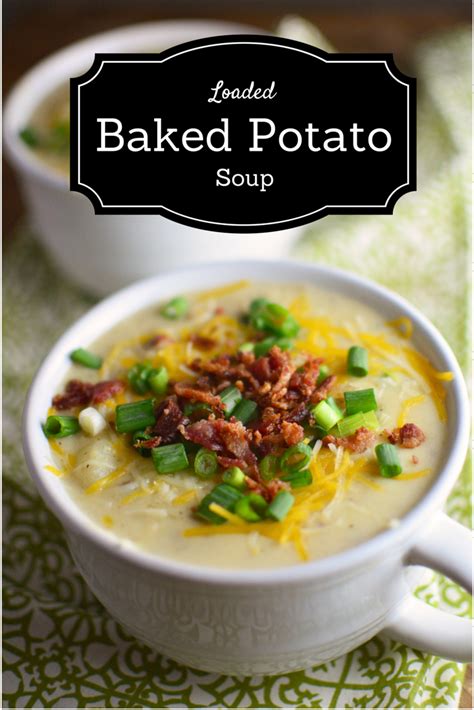 There is a bbq joint near my house that takes a baked potato and puts all the classic loaded stuff on top of it. Loaded Baked Potato Soup - Simple, Sweet & Savory