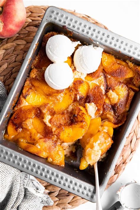 Bisquick Peach Cobbler Recipe Unfussy Kitchen