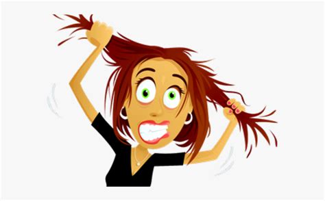 Tearing Your Hair Out Free Transparent Clipart Clipartkey