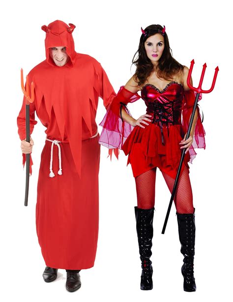 Top 10 Des Deguisement D'halloween Les Moins - Déguisement de couple diable adultes Halloween : Deguise-toi, achat de