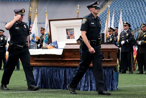 Police Dog Killed In Shootout Honored With Open Casket Funeral At Gillette Stadium The Boston