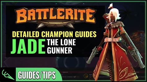 Hello guys today i'm going to write an extensive guide about from a champion named jade in the game battlerite. Jade Guide - Detailed Champion Guides | Battlerite (Early Access) - YouTube