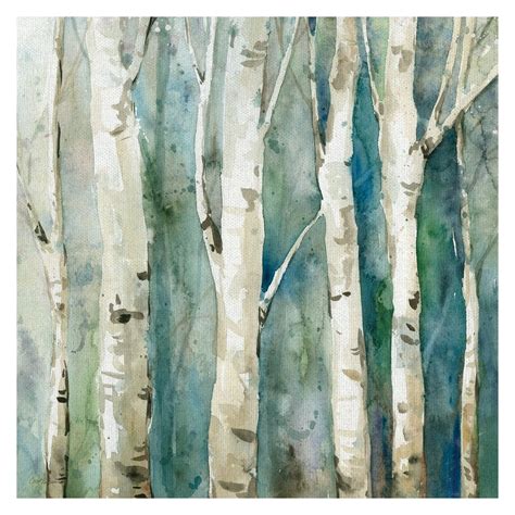 Masterpiece Art Gallery River Birch Trees Ii By Carol Robinson Canvas