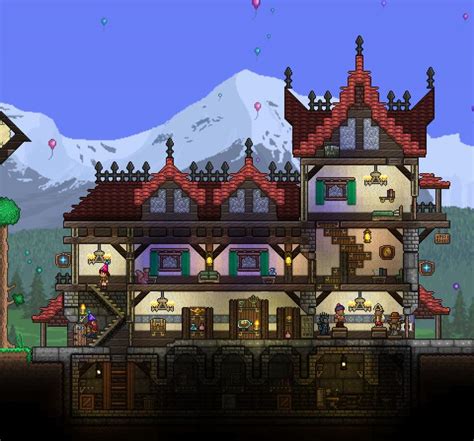 Asian house | terraria house design, terraria house ideas. 233 besten Terraria Building Inspiration Bilder auf ...
