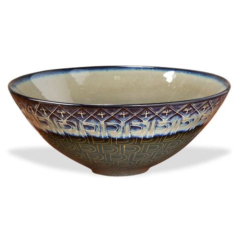 We are the leading manufacturer and exporter of printed ceramic bowl. Bouton Decorative Reactive Glaze Ceramic Fruit Bowl- 17"D ...