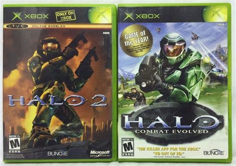 Halo 1 And 2 For Original Xbox Lot Both Cib Complete Original Xbox