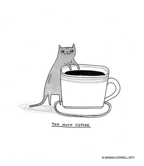 What Keeps Me Up At Night Cat Coffee Tea Cafe Coffee Art