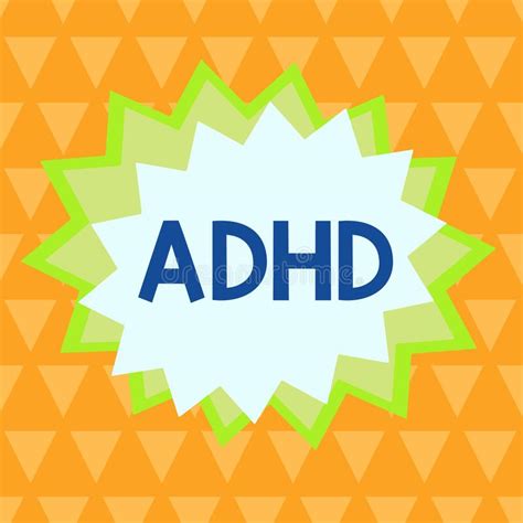 Handwriting Text Writing Adhd Concept Meaning Mental Health Disorder